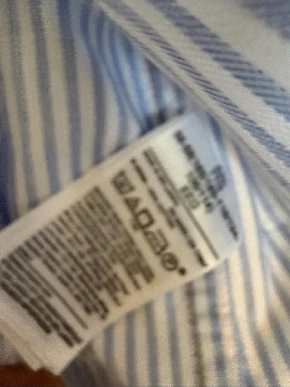 Banana Republic Men’s Light Blue & White Striped Dress Shirt
